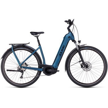 Bicicleta de senderismo eléctrica CUBE KATHMANDU HYBRID ONE 625 WAVE Azul 2023 0